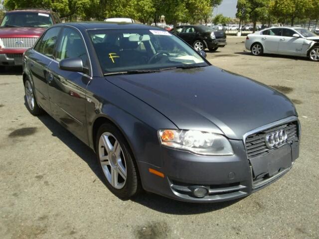 WAUAF78EX7A257941 - 2007 AUDI A4 2 GRAY photo 1