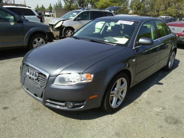 WAUAF78EX7A257941 - 2007 AUDI A4 2 GRAY photo 2