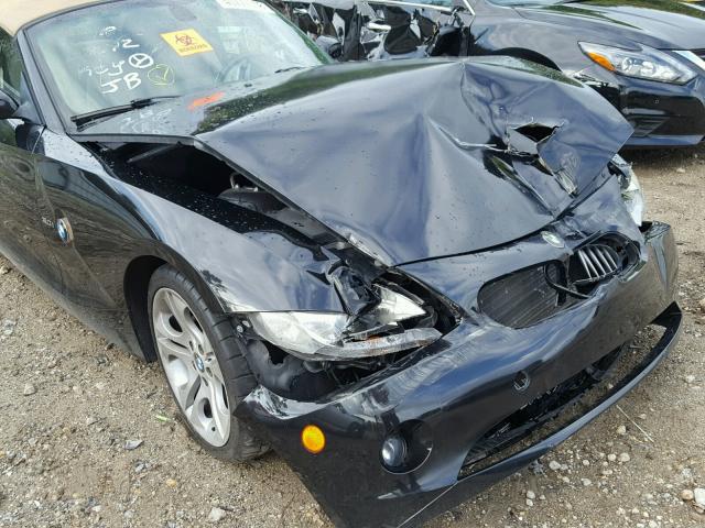 4USBT53555LU10426 - 2005 BMW Z4 3.0 BLACK photo 9