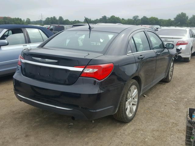 1C3CCBBB3DN545671 - 2013 CHRYSLER 200 TOURIN BLACK photo 4