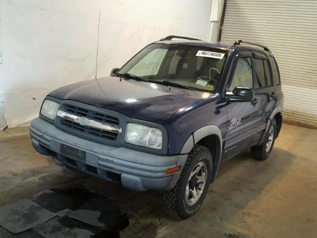 2CNBJ734636915651 - 2003 CHEVROLET TRACKER ZR BLUE photo 2