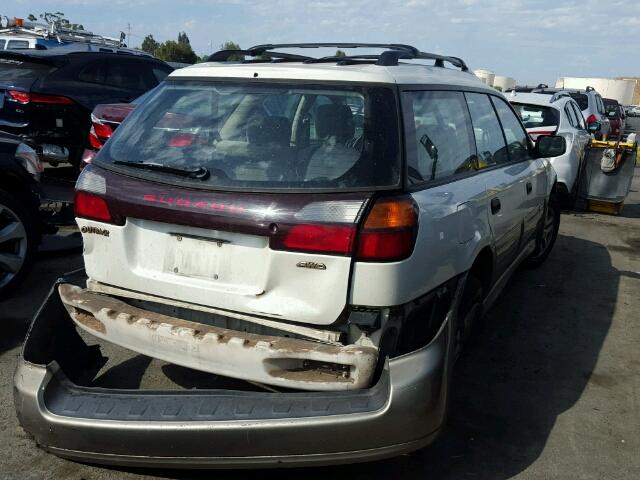 4S3BH675837619379 - 2003 SUBARU LEGACY OUT WHITE photo 4