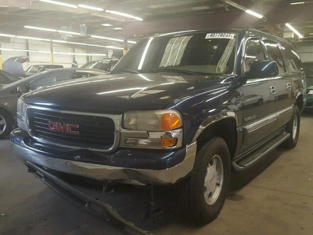 3GKFK16TX1G119297 - 2001 GMC YUKON XL K BLUE photo 2