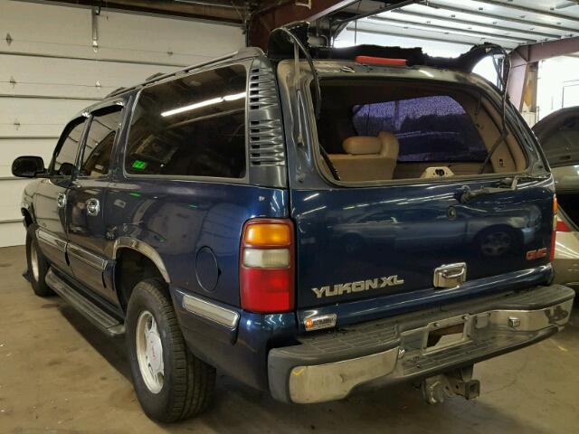 3GKFK16TX1G119297 - 2001 GMC YUKON XL K BLUE photo 3