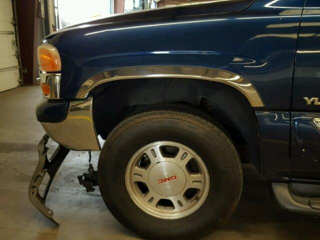 3GKFK16TX1G119297 - 2001 GMC YUKON XL K BLUE photo 9