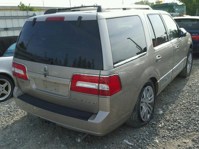 5LMFU27538LJ16713 - 2008 LINCOLN NAVIGATOR 金色 照片 4
