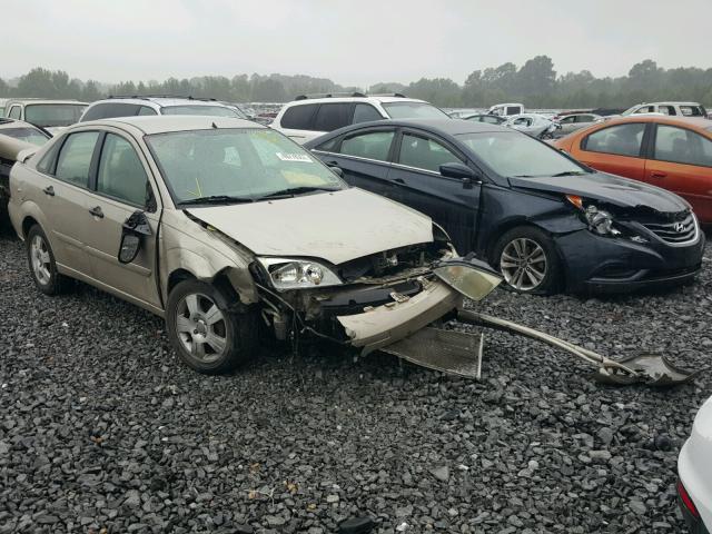 1FAFP34N57W122508 - 2007 FORD FOCUS ZX4 GOLD photo 1