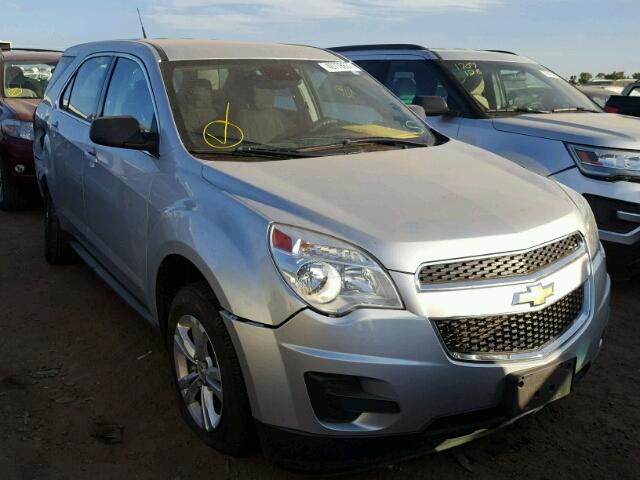 2GNFLCEK4C6379200 - 2012 CHEVROLET EQUINOX SILVER photo 1