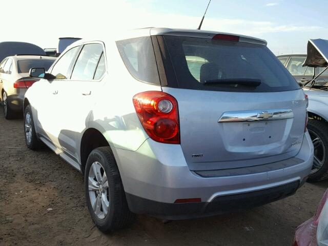 2GNFLCEK4C6379200 - 2012 CHEVROLET EQUINOX SILVER photo 3