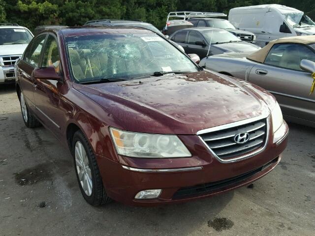 5NPEU46C19H507220 - 2009 HYUNDAI SONATA SE BROWN photo 1