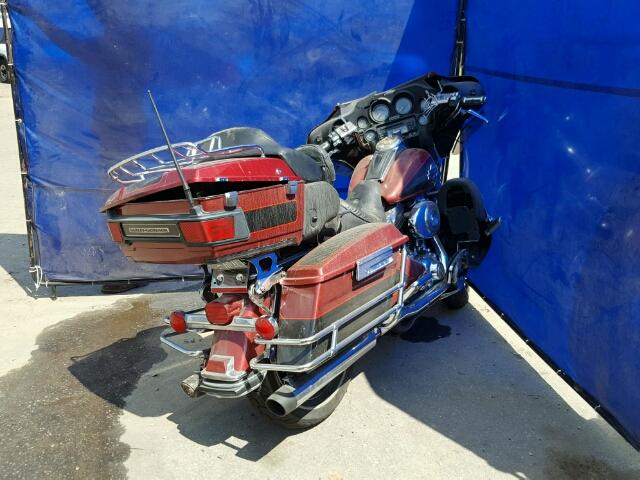 1HD1FCW126Y640806 - 2006 HARLEY-DAVIDSON FLHTCUI Қызыл фото 4