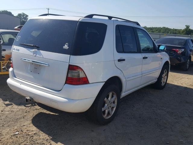 4JGAB72E6XA074796 - 1999 MERCEDES-BENZ ML 430 白色 照片 4