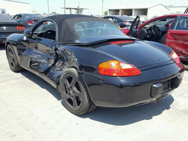 WP0CA2980XU625791 - 1999 PORSCHE BOXSTER BLACK photo 3