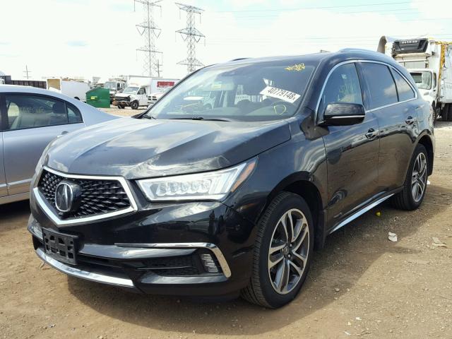 5FRYD4H83HB008632 - 2017 ACURA MDX ADVANC BLACK photo 2