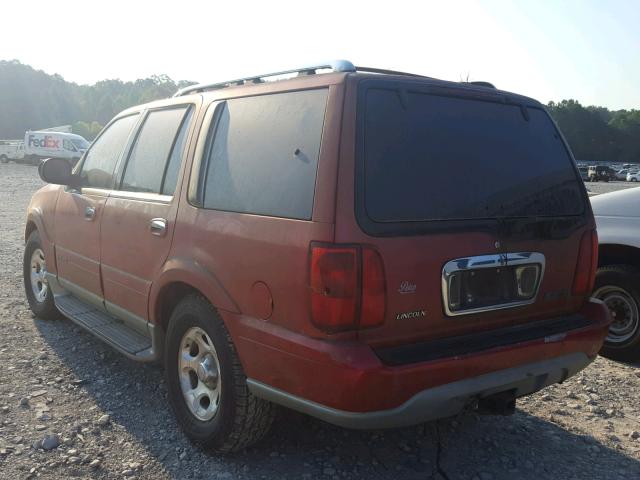 5LMRU27AXYLJ08893 - 2000 LINCOLN NAVIGATOR Czerwony zdjęcie 3