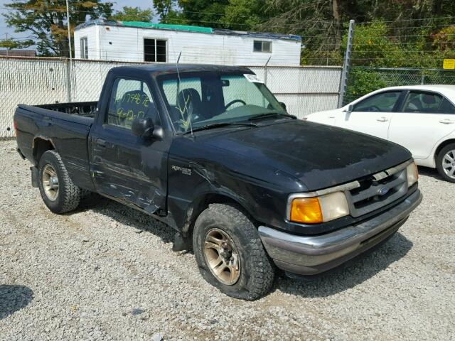 1FTCR10A1VUA77395 - 1997 FORD RANGER BLACK photo 1