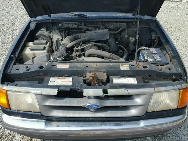 1FTCR10A1VUA77395 - 1997 FORD RANGER BLACK photo 7