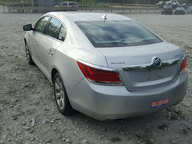 1G4GE5EV2AF242929 - 2010 BUICK LACROSSE C SILVER photo 3