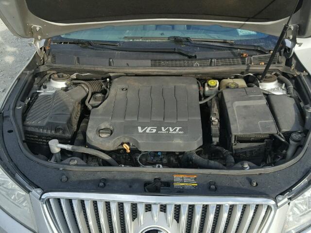 1G4GE5EV2AF242929 - 2010 BUICK LACROSSE C SILVER photo 7