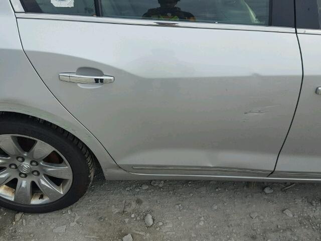 1G4GE5EV2AF242929 - 2010 BUICK LACROSSE C SILVER photo 9