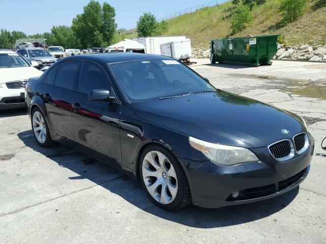 WBANB53556CN93153 - 2006 BMW 550 I BLACK photo 1