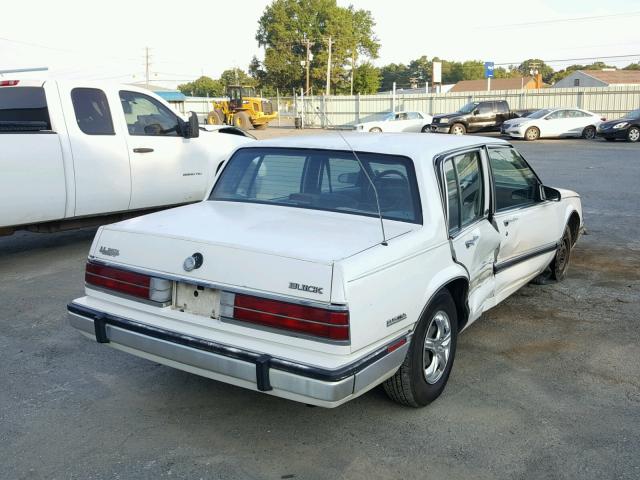 1G4CX54C7L1646754 - 1990 BUICK ELECTRA LI WHITE photo 4