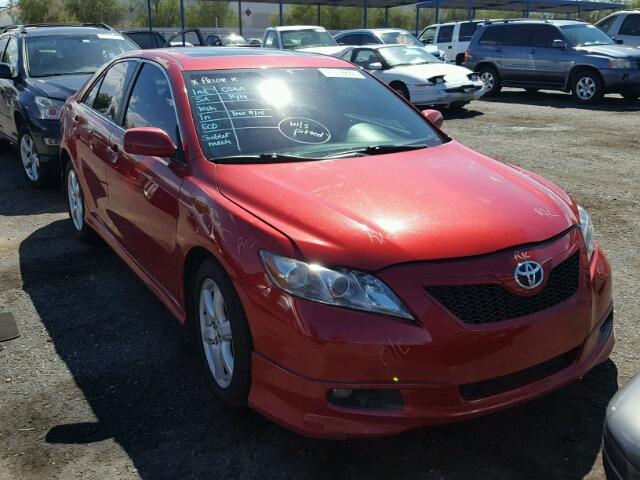 4T1BE46K78U216776 - 2008 TOYOTA CAMRY CE RED photo 1