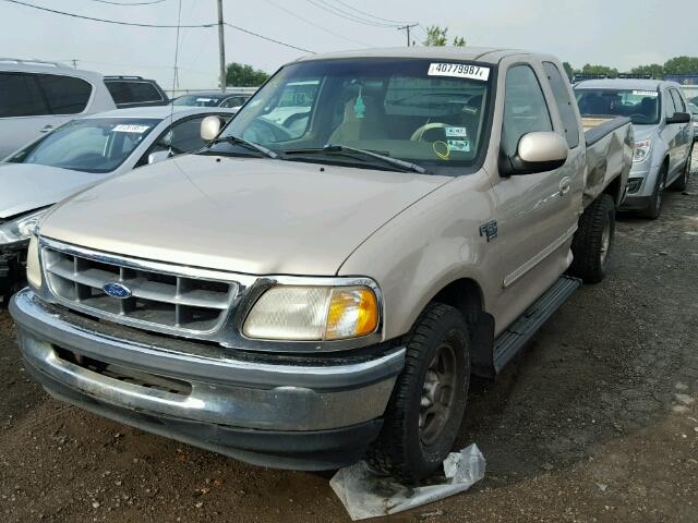 2FTRX17L8WCA50767 - 1998 FORD F150 TAN photo 2