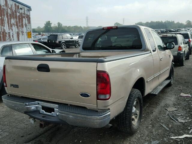 2FTRX17L8WCA50767 - 1998 FORD F150 TAN photo 4