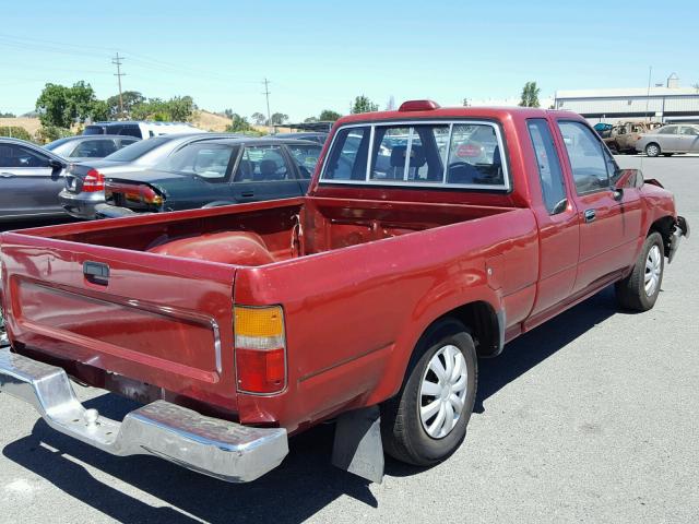 JT4RN93P5S5111154 - 1995 TOYOTA PICKUP 1/2 RED photo 4