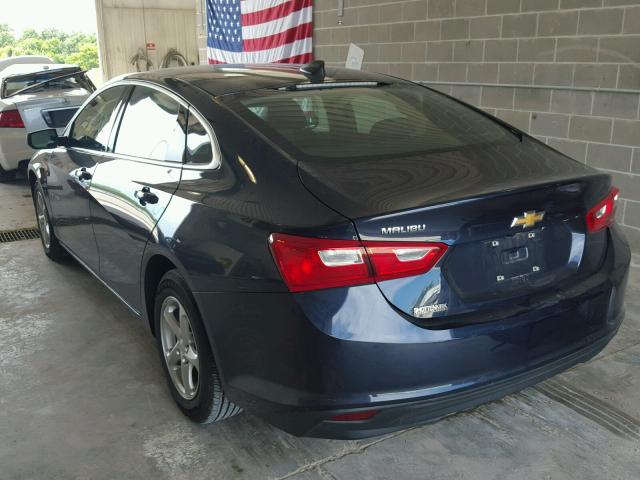 1G1ZB5STXHF220141 - 2017 CHEVROLET MALIBU LS ლურჯი ფოტო 3