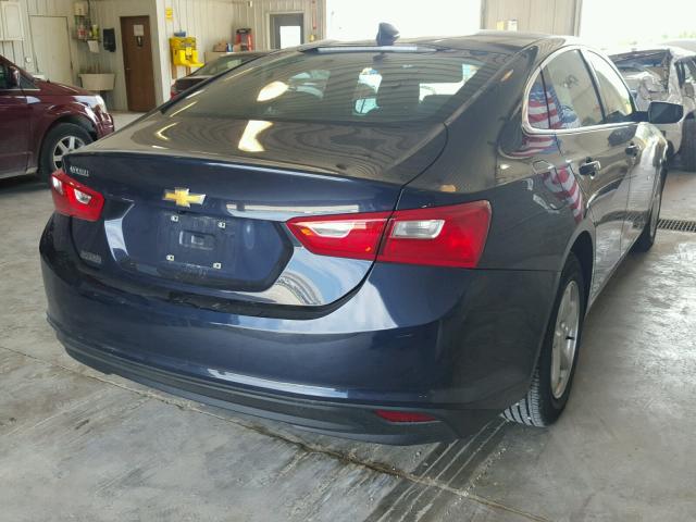 1G1ZB5STXHF220141 - 2017 CHEVROLET MALIBU LS ლურჯი ფოტო 4