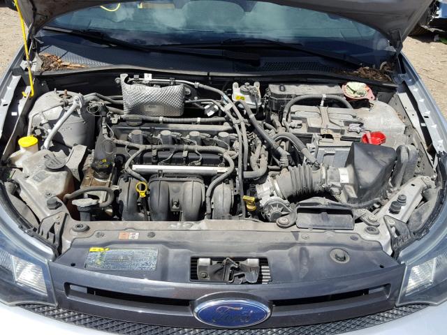 1FAHP3GN5AW162101 - 2010 FORD FOCUS SES SILVER photo 7