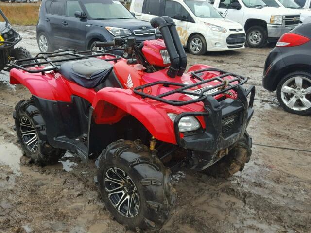 1HFTE3802D4105051 - 2013 HONDA TRX500 RED photo 1