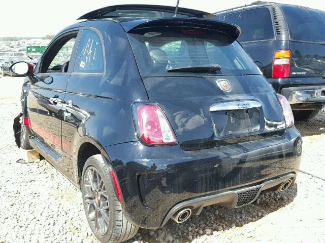 3C3CFFFH7FT590466 - 2015 FIAT 500 ABARTH BLACK photo 3