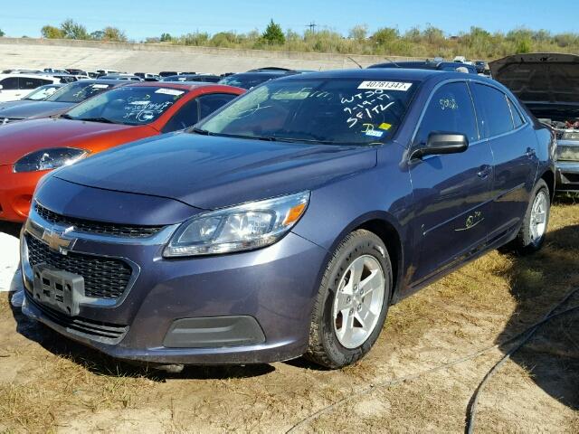 1G11B5SLXEF110750 - 2014 CHEVROLET MALIBU LS BLUE photo 2