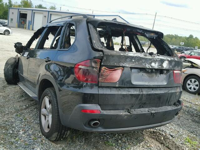 5UXFE4C57AL381774 - 2010 BMW X5 BLACK photo 3