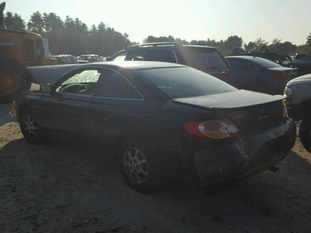 2T1CE22P52C005157 - 2002 TOYOTA CAMRY SOLA BLACK photo 3