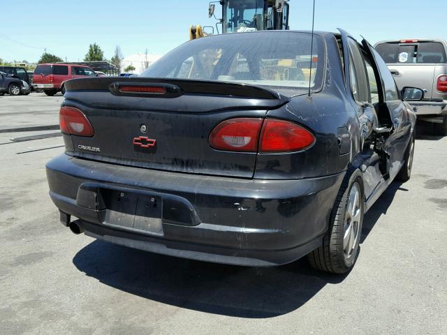 1G1JH52T127150297 - 2002 CHEVROLET CAVALIER Z BLACK photo 4