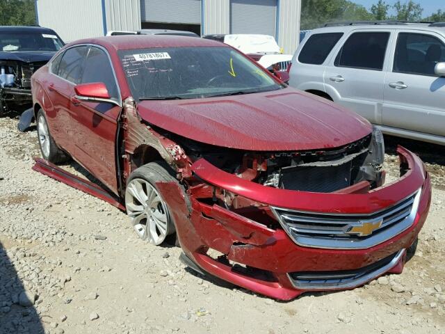 1G1125S37EU153261 - 2014 CHEVROLET IMPALA LT BURGUNDY photo 1