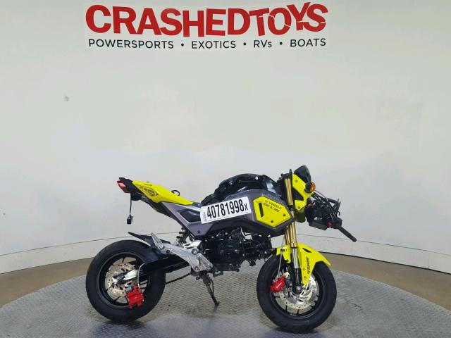 MLHJC6112H5207409 - 2017 HONDA GROM 125 YELLOW photo 1