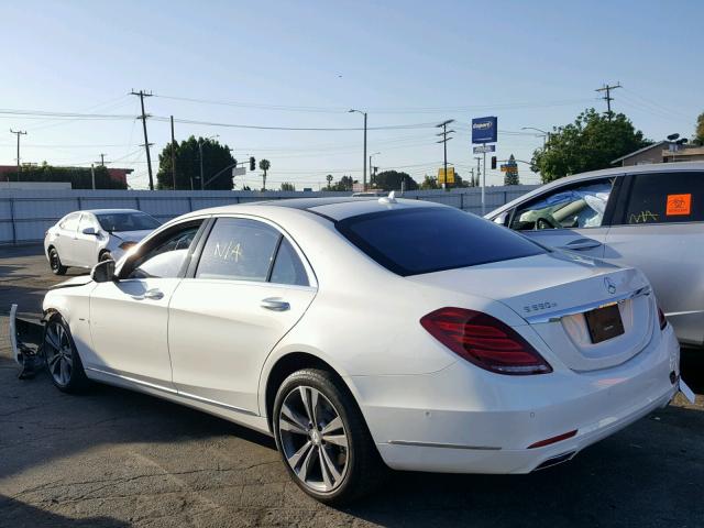 WDDUG6DB9GA253808 - 2016 MERCEDES-BENZ S 550E WHITE photo 3