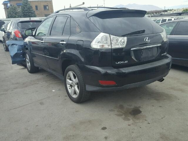 2T2HK31UX8C079111 - 2008 LEXUS RX 350 BLACK photo 3