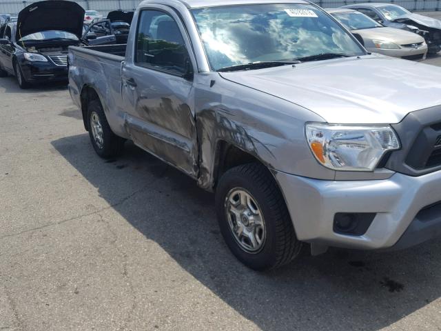 5TFNX4CN5EX042145 - 2014 TOYOTA TACOMA SILVER photo 9