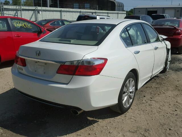 1HGCR2F72EA163173 - 2014 HONDA ACCORD EX WHITE photo 4