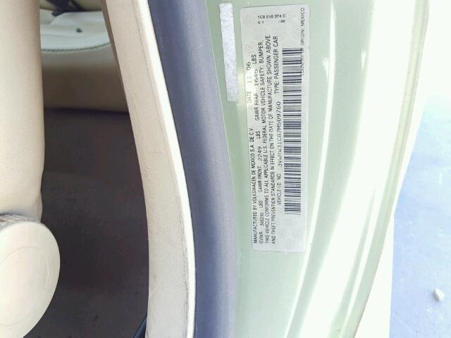 3VWRW31C87M509760 - 2007 VOLKSWAGEN NEW BEETLE 绿色 照片 10