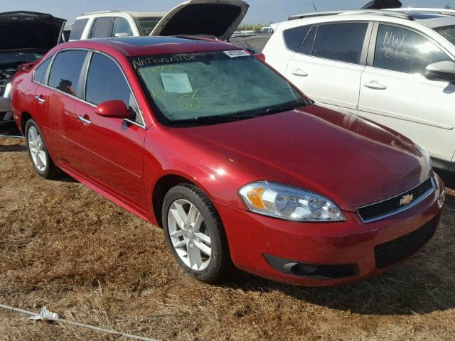 2G1WC5E32D1108155 - 2013 CHEVROLET IMPALA RED photo 1