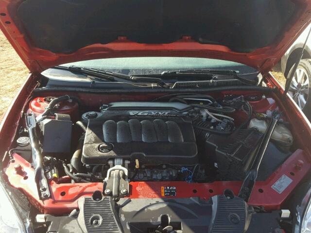 2G1WC5E32D1108155 - 2013 CHEVROLET IMPALA RED photo 7