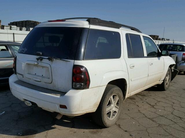 1GNES16S566163805 - 2006 CHEVROLET TRAILBLAZE WHITE photo 4