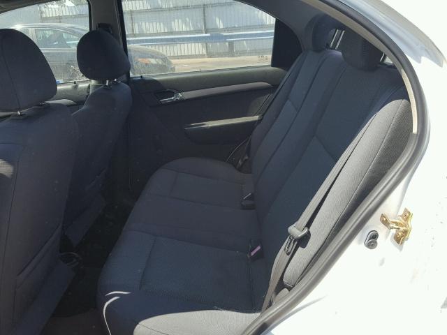 KL1TD56627B053945 - 2007 CHEVROLET AVEO BASE Ağ foto 6